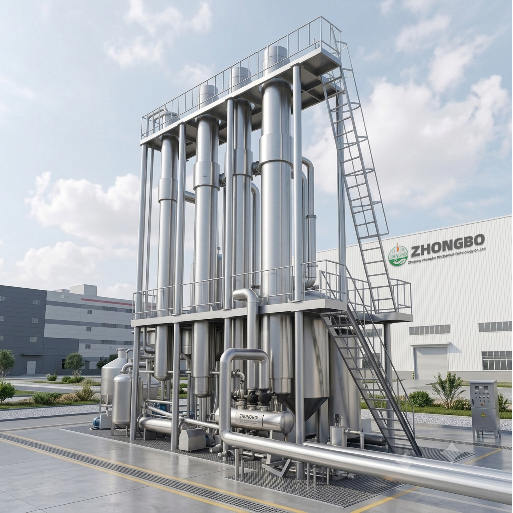 Industrial Multi-Effect Falling Film Evaporator System Manufacturer