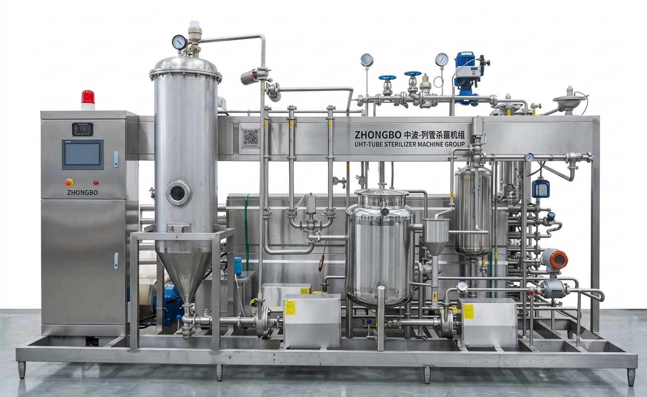 Industrial UHT Sterilizer & Processing Machine Guide | Zhongbo