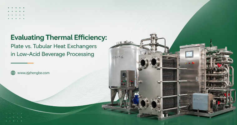 Evaluating Thermal Efficiency Plate vs. Tubular Heat Exchangers in Low-Acid Beverage Processing