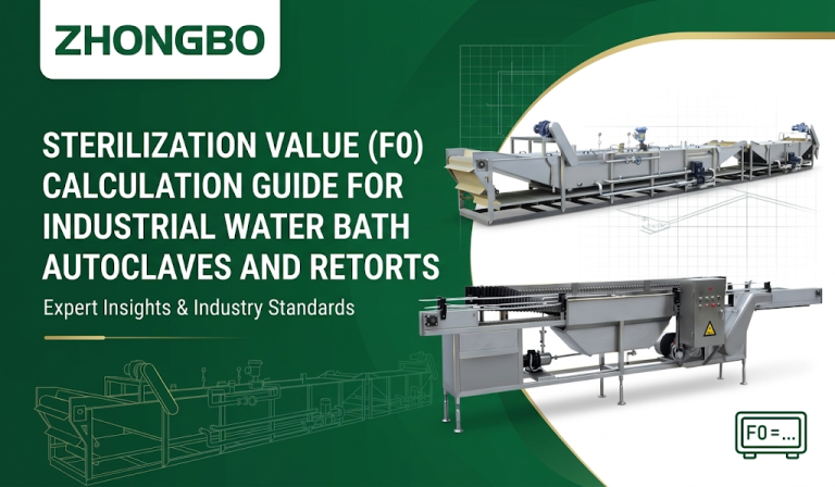 Sterilization Value (F0) Calculation Guide for Industrial Water Bath Autoclaves and Retorts